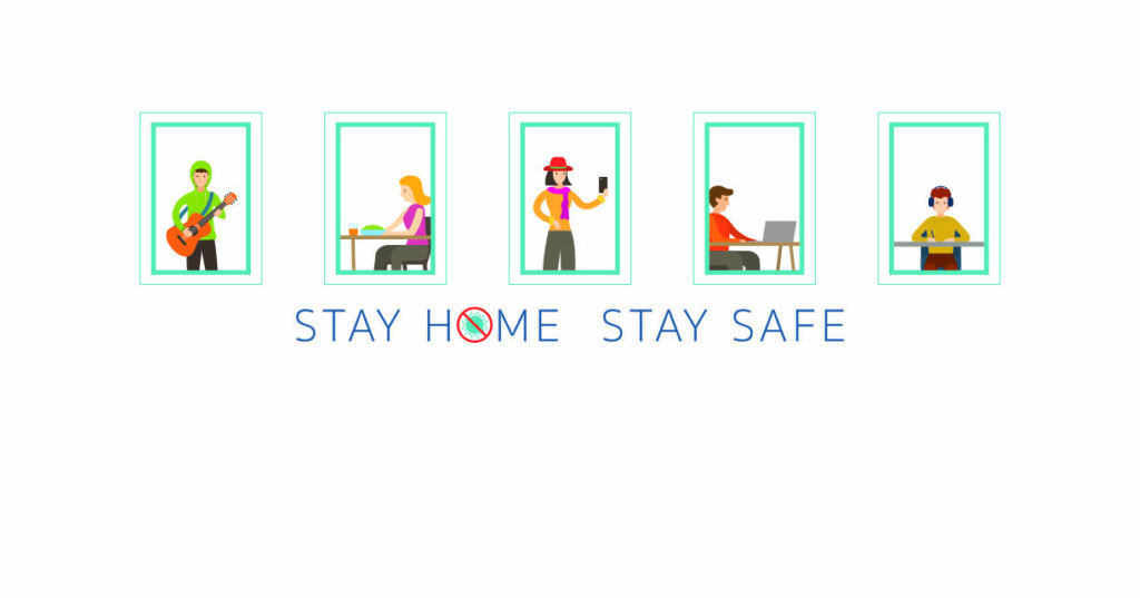 Stay Home, Stay Safe Graphic